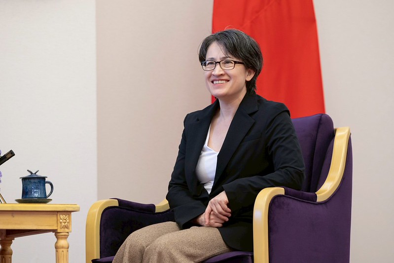 副總統蕭美琴說，台灣深刻體會失去自由的感受。 圖：總統府提供