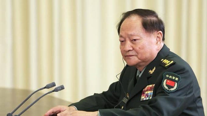 中共軍委副主席張又俠。 圖：翻攝自 @RICHARDFULL2019 X 帳號