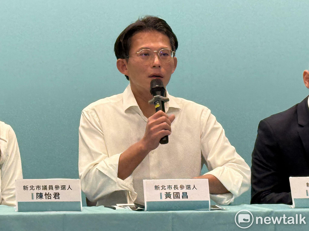 民眾黨新北市長參選人黃國昌。 圖：周煊惠 / 攝