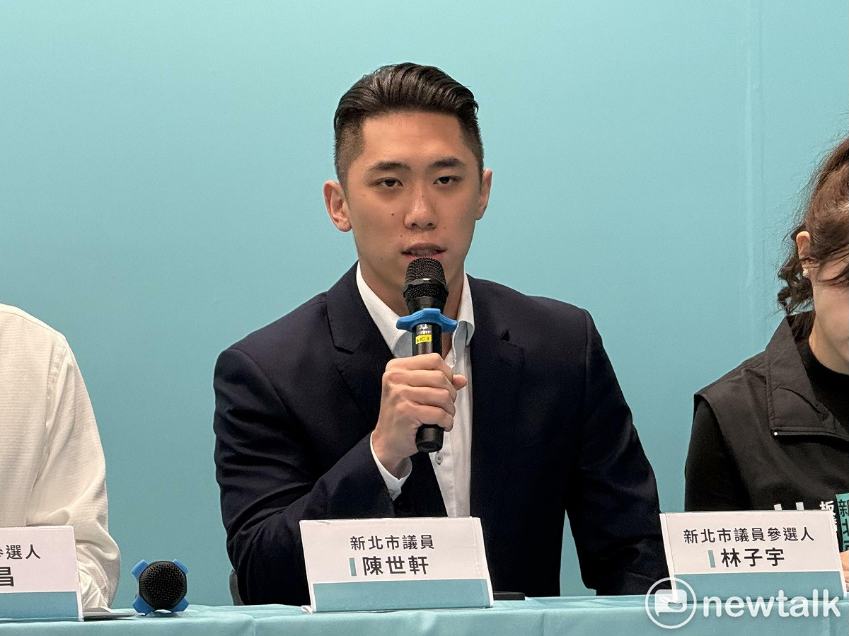新北市議員陳世軒。 圖：周煊惠 / 攝
