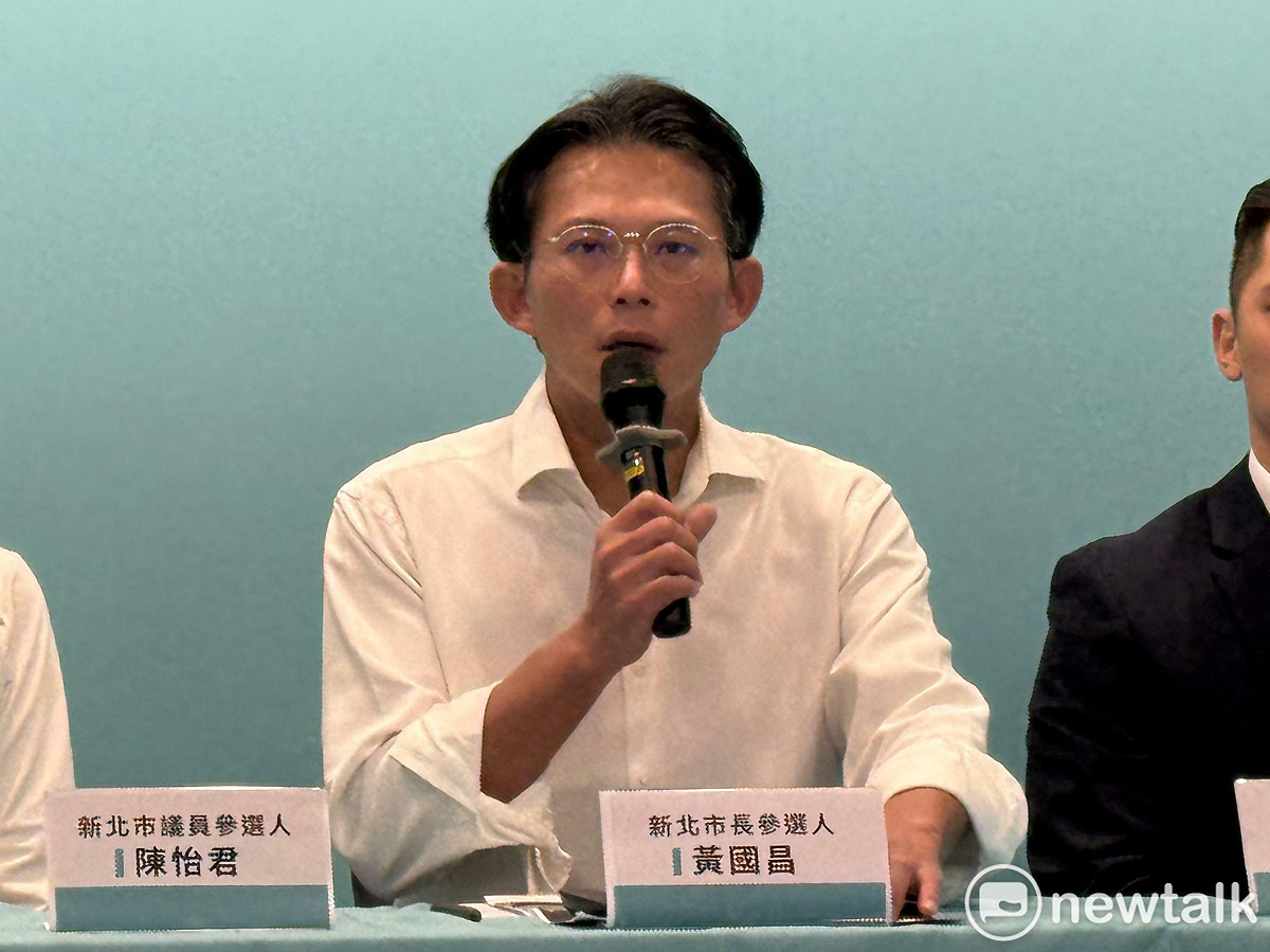 民眾黨新北市長參選人黃國昌。 圖：周煊惠 / 攝