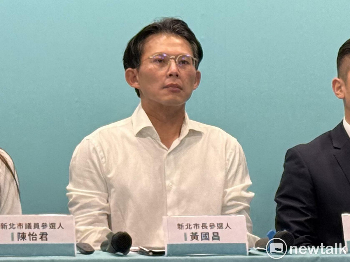 民眾黨主席、新北市長參選人黃國昌。 圖：周煊惠 / 攝