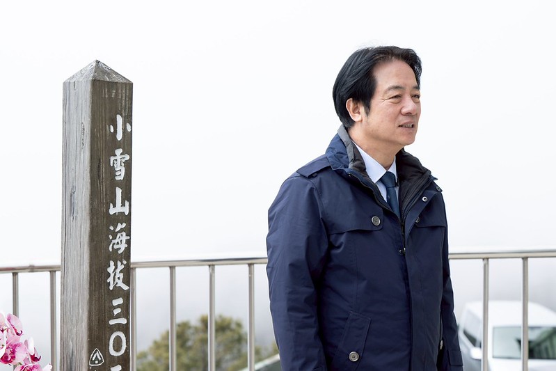 賴清德前往台中勗勉海軍小雪山雷達站。 圖：總統府提供