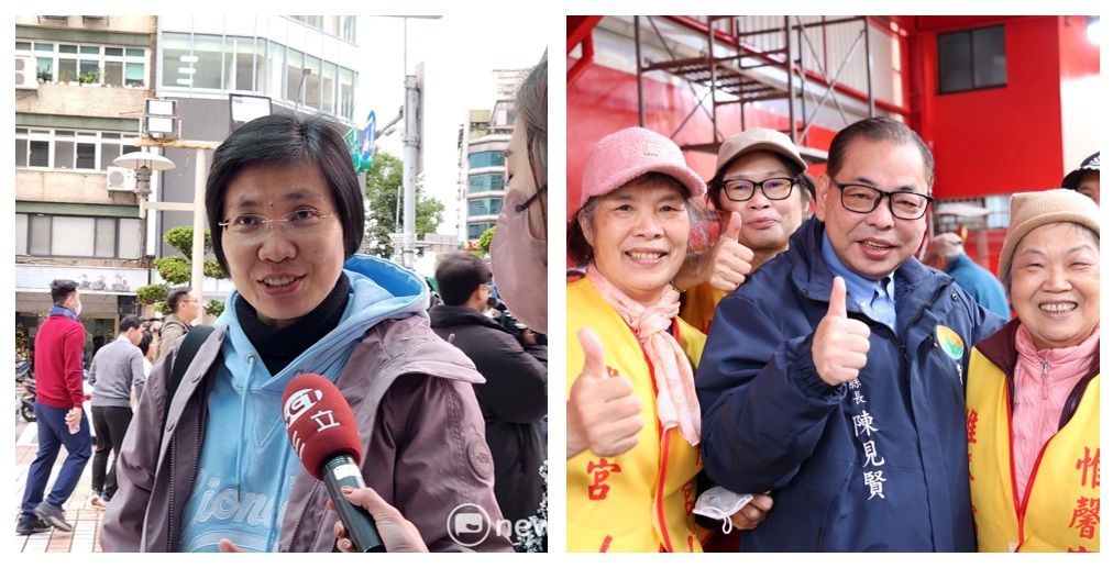 新竹縣長國民黨初選，立委徐欣瑩（左）與副縣長陳見賢（右）。 圖：新頭殼合成/素材取自資料庫及當事人臉書
