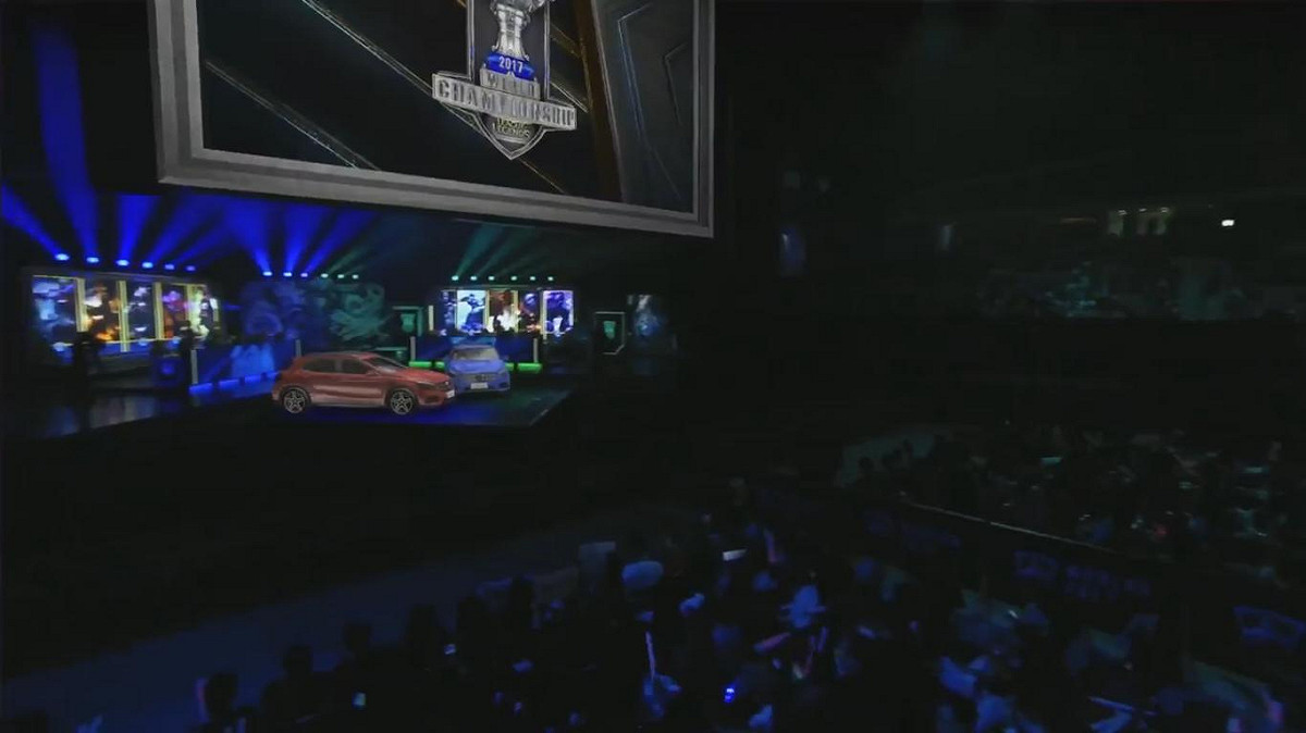 八強賽第1天的第2局。 圖：翻攝自 LoL Esports YouTube