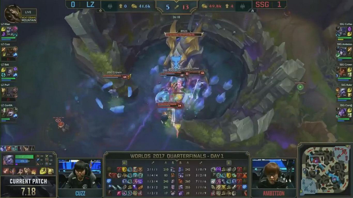 關鍵巴龍。 圖：翻攝自 LoL Esports YouTube