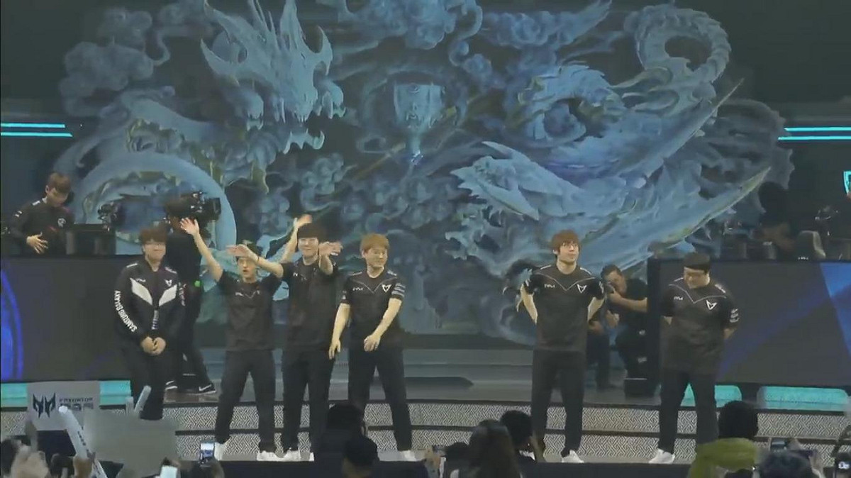 SSG率先拿下四強賽門票。 圖：翻攝自 LoL Esports YouTube