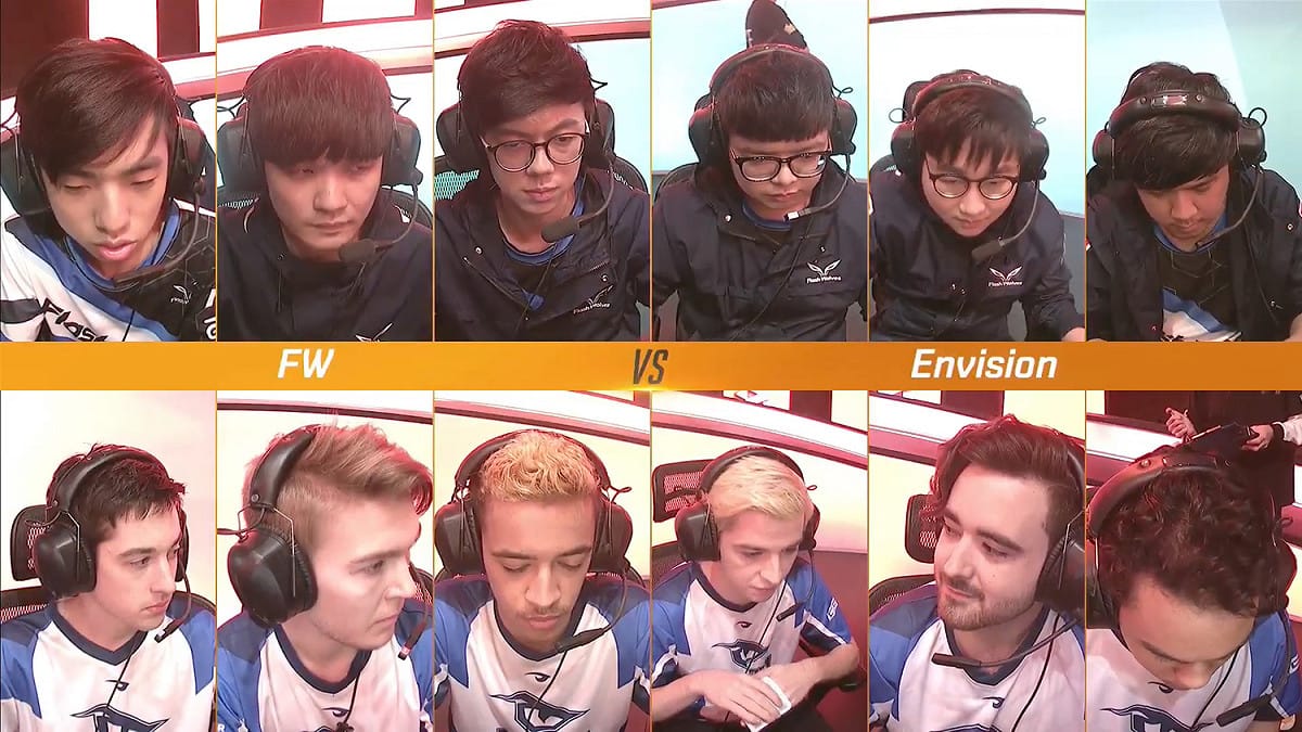 閃電狼勢如破竹，擊敗美國強隊EnVision。 圖 : 翻攝自暴雪twitch