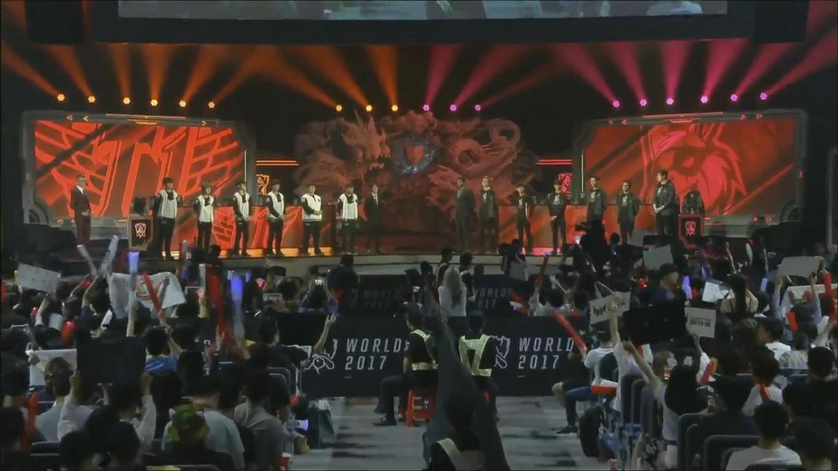 MSF本日挑戰三冠王SKT。 圖：翻攝自 LoL Esports YouTube