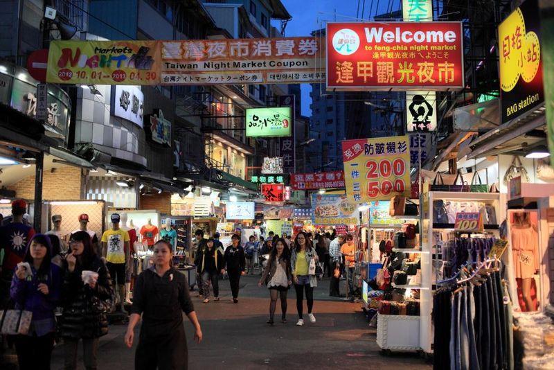圖為逢甲夜市。 圖：翻攝台中觀光旅遊網