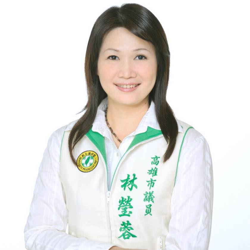 高市議員林瑩蓉凌晨遭飛車撞，造成右膝蓋骨折。 翻攝林瑩蓉臉書