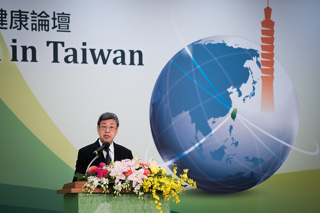 副總統陳建仁今（22）日出席衛生福利部主辦的「2017 臺灣全球健康論壇」。 圖：總統府/提供