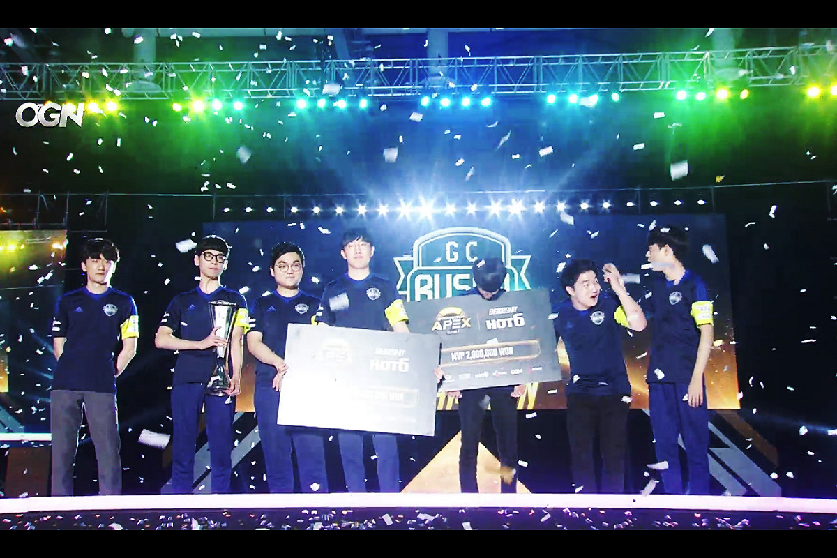 GC Busan以4比3險勝RunAway。 圖：翻攝自OGN