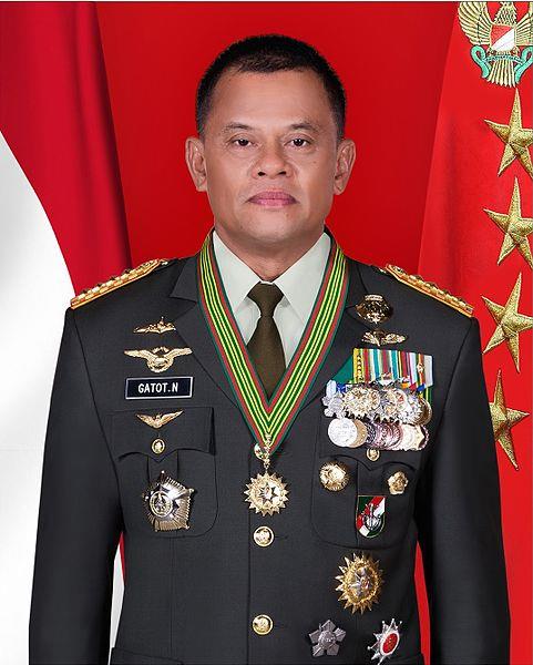 印尼國軍總司令卡鐸（圖）遭美國禁止前往華府，印尼政治、法律與安全事務統籌部長威蘭多表示，印尼政府仍在等待美國的官方解釋。 圖 : 取自維基共享資源；版權屬公有領域