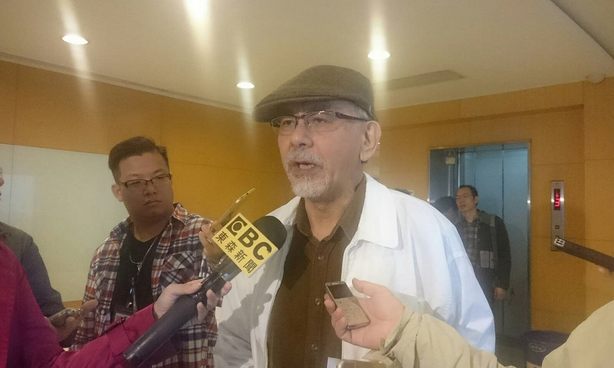 前民進黨立委林濁水25日認為，中國對台政策佔國家總體目標比重不高。 圖：林朝億/攝