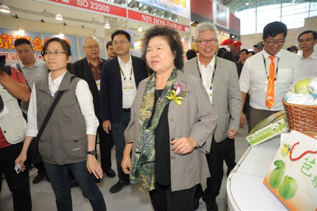 高雄市長陳菊表示，要協助台灣美食取得清真認證，外銷至穆斯林國家。 圖：高雄市政府/提供