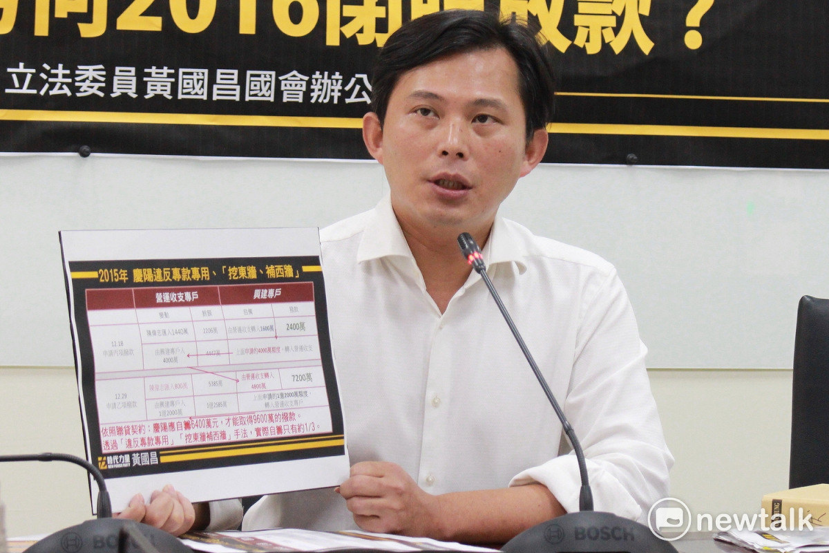 黃國昌要求，金管會下周出面向社會說明清楚。 圖：黃韋銓/攝