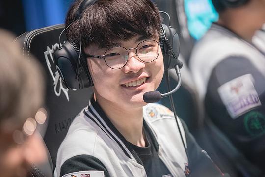 SKT當家中路Faker。 圖：翻攝自 LoL Esports Photos flickr