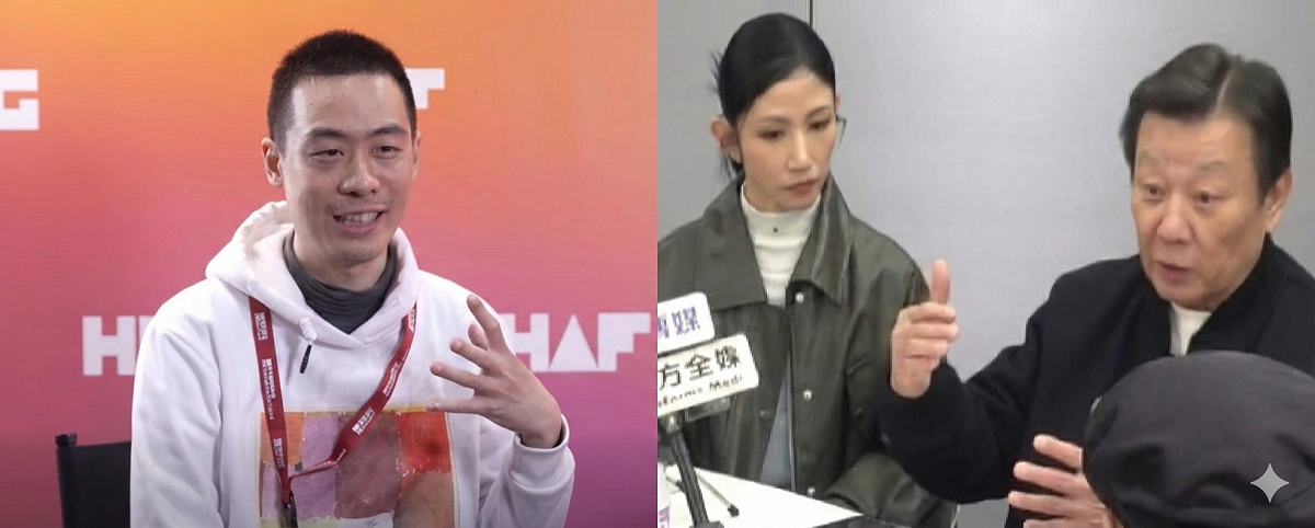 《世紀血案》擅拍林宅血案惹議。導演徐琨華（圖左）至今未露面，身分遭起底為當年的「警備總部發言人」後代，劇組前輩寇世勳今發文致歉。 圖：翻攝自HKIFF臉書專頁／網路