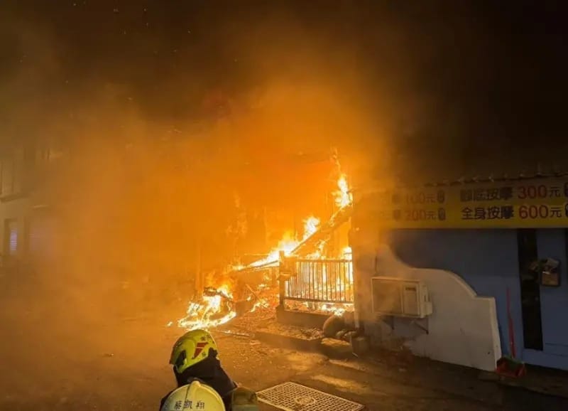許濸雄縱火燒死刺青店黃姓夫婦，判無期定讞。 圖：翻攝畫面