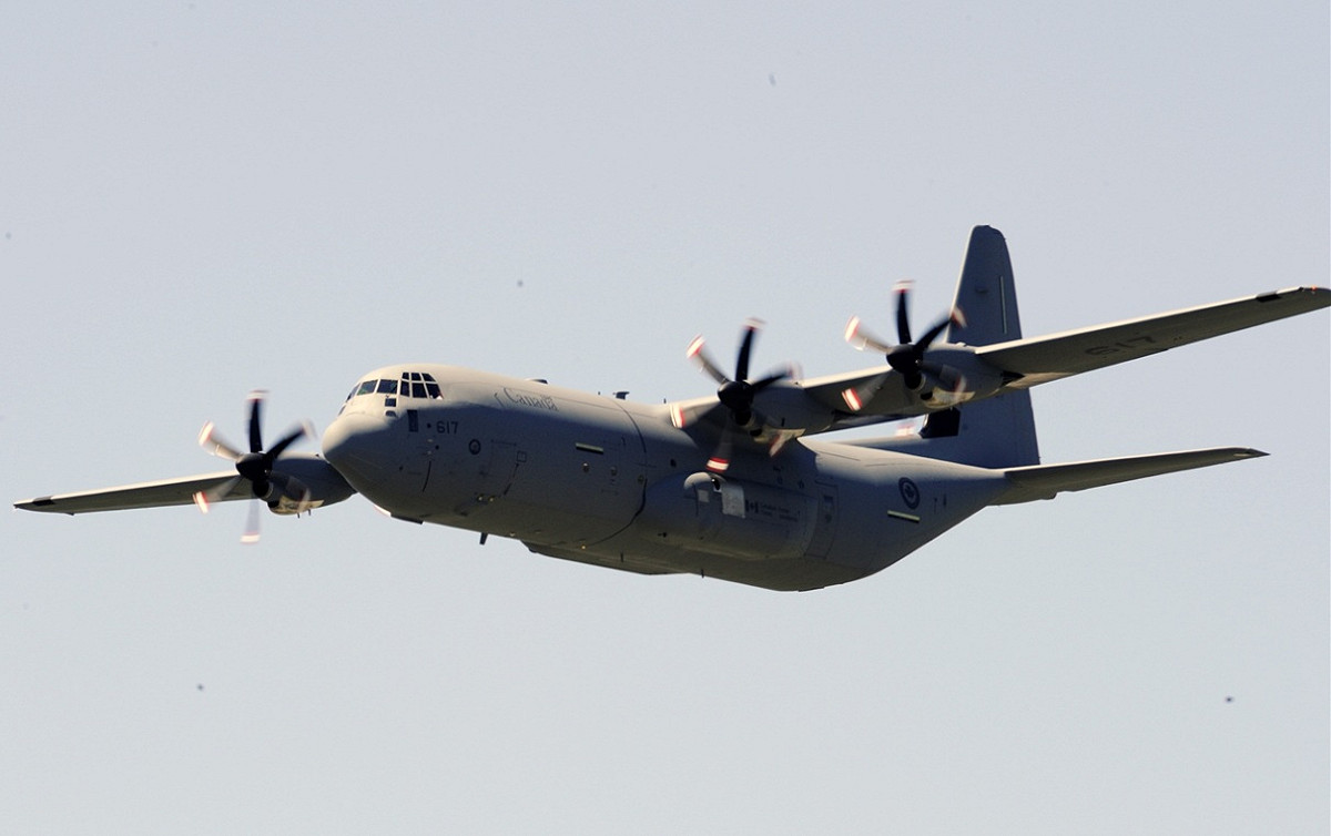 加拿大空軍操作使用的C-130J運輸機。 圖：翻攝RCAF