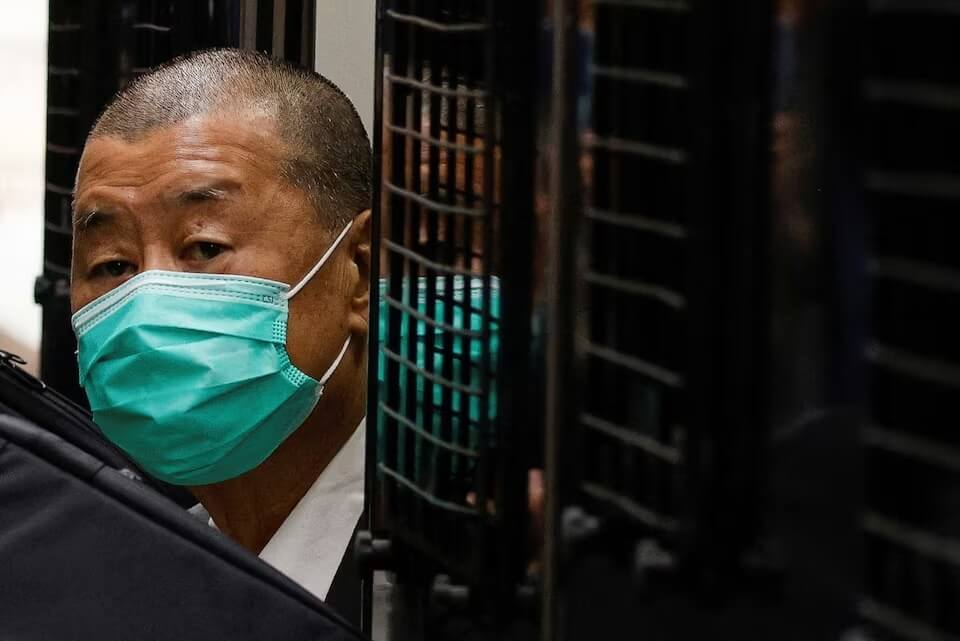 美媒：黎智英如同被判死刑 川普訪中應施壓