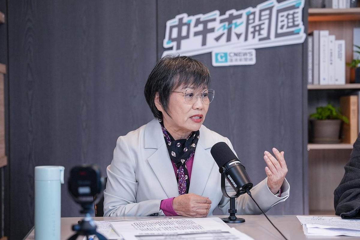 內政部長劉世芳今（10）日接受主持人黃光芹《CNEWS匯流新聞網》政論live直播節目《中午來開匯》專訪。 圖：《CNEWS匯流新聞網》提供