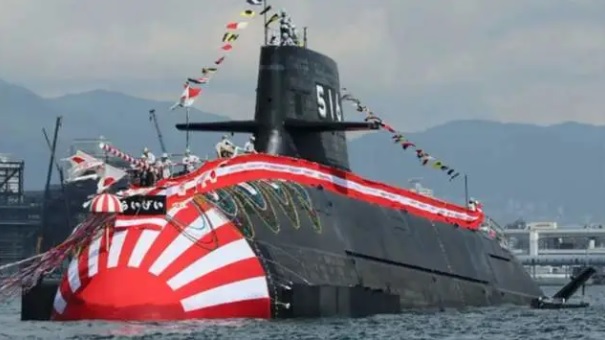 日本具備成熟的潛艇與核工業技術，具備打造核動力潛艇的能力。圖為海上自衛隊的大鯨級常規動力潛艇。 圖：翻攝自 騰訊網 海事先鋒