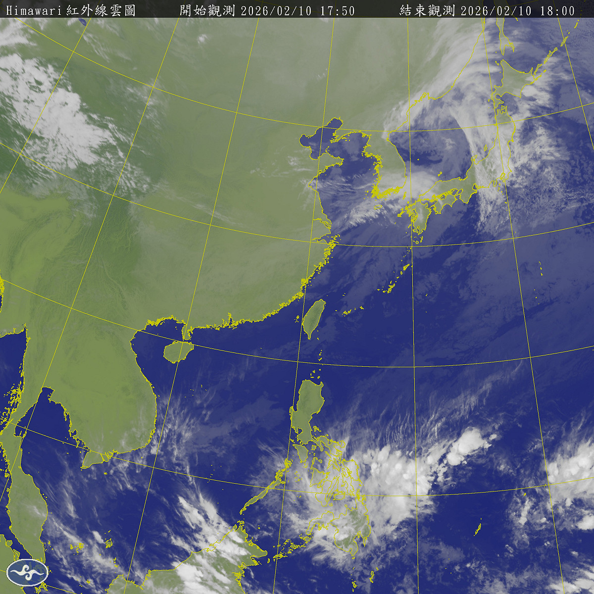 首波東北季風於明(11)天報到，北部及東半部降雨增加，高溫略微下降，低溫約13度，12日回溫。 圖：取自氣象署
