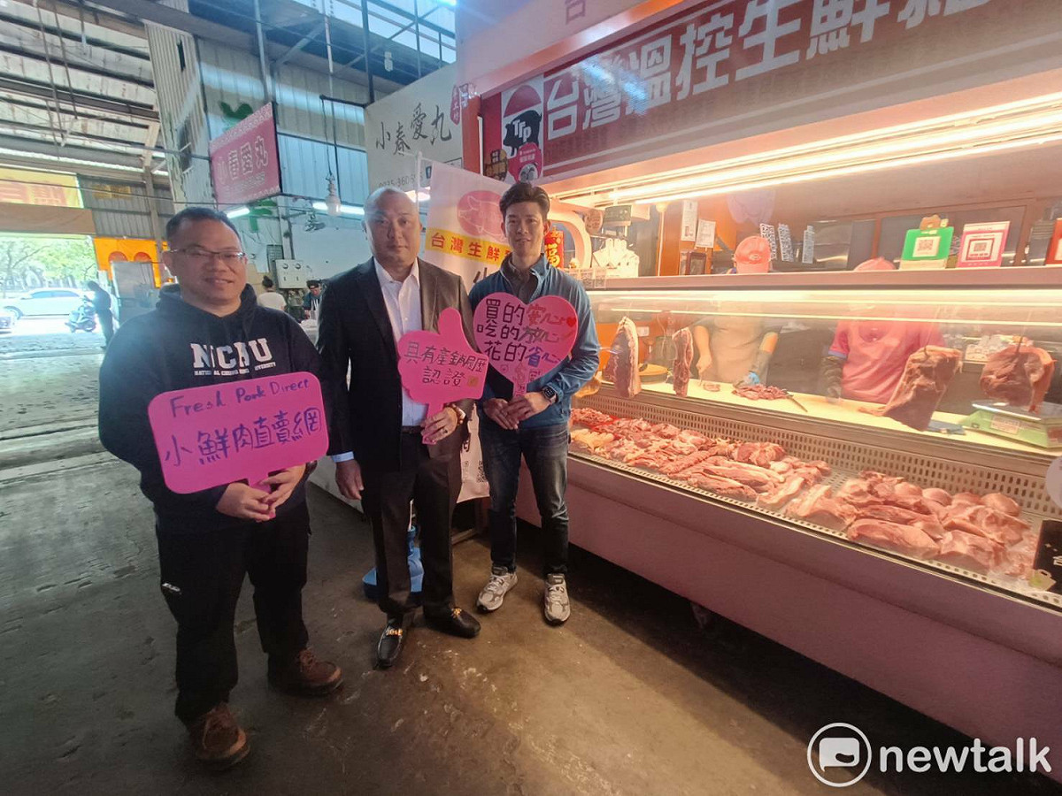 鄭茂祥希望能帶領傳統市場同業轉型應對，讓豬肉產業成長改變，不管是豬肉攤商業者或是消費者都能一同受惠進步。 圖：唐復年/攝