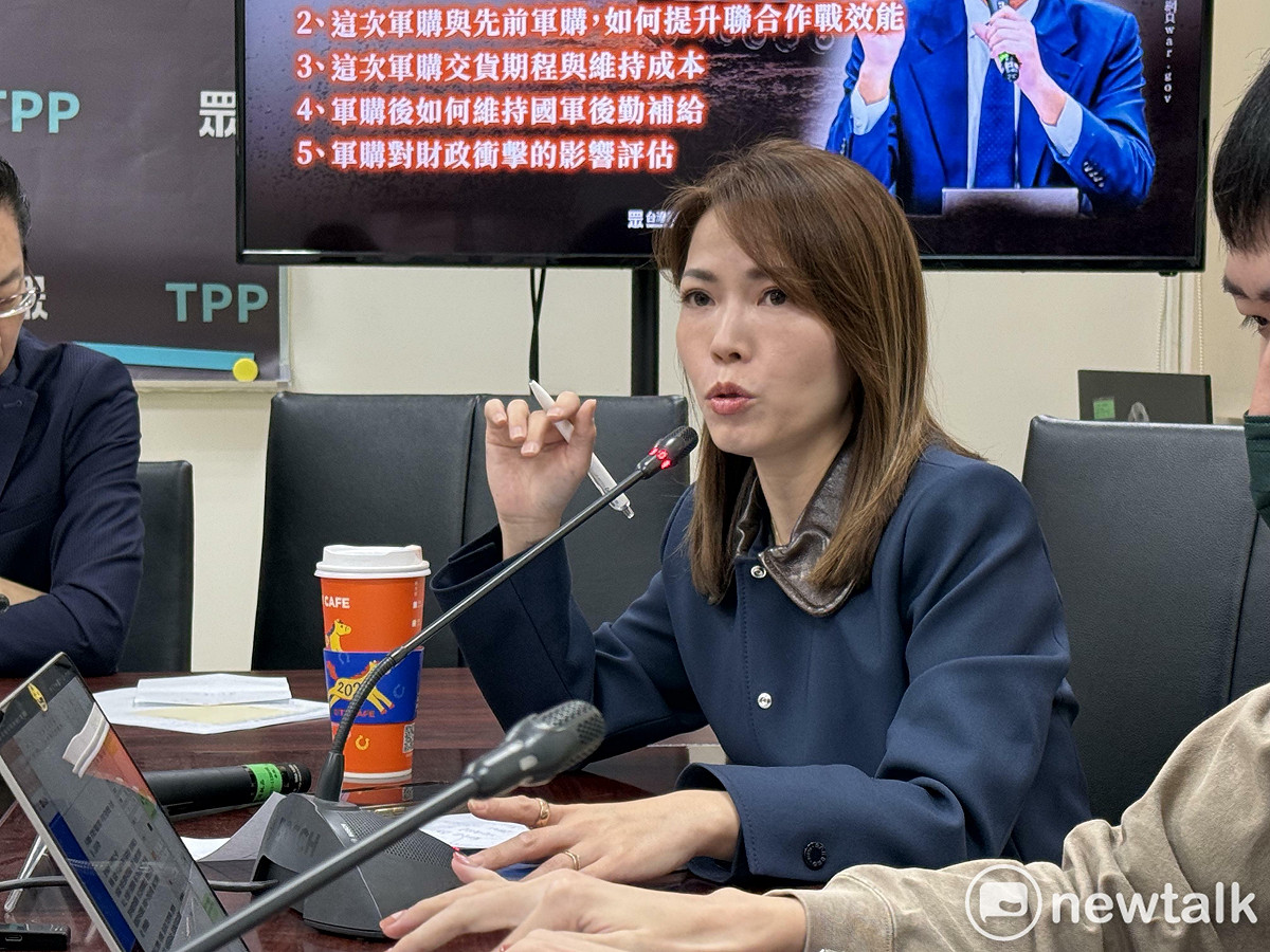 民眾黨團主任陳智菡。 圖：周煊惠 / 攝（資料照）