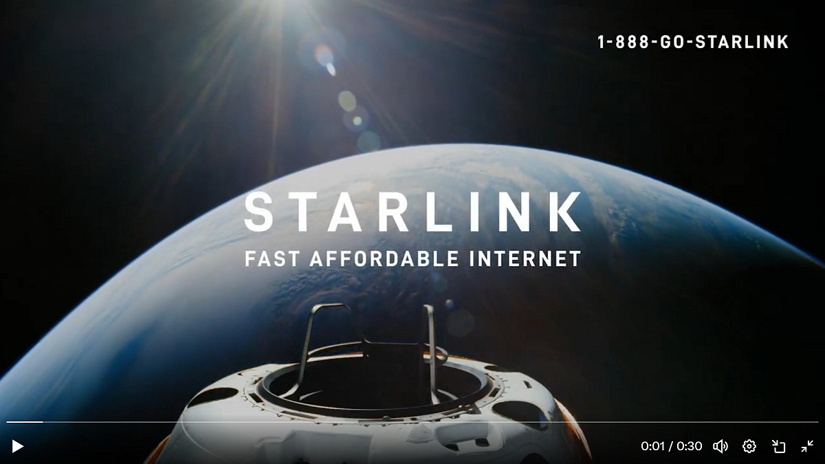 俄羅斯失去星鏈後，其他替代方案都無法發揮同等效果 圖：翻攝自Starlink的X