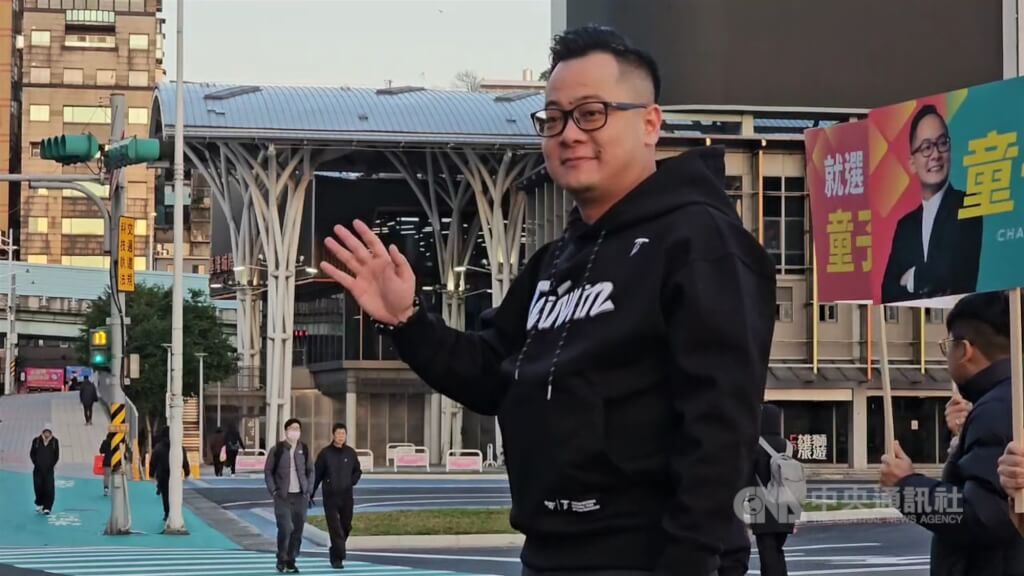 基隆市議長童子瑋12日正式宣布，將競選中華民國籃球協會理事長一職，首要目標是整併台灣兩大職籃。（中央社檔案照片）