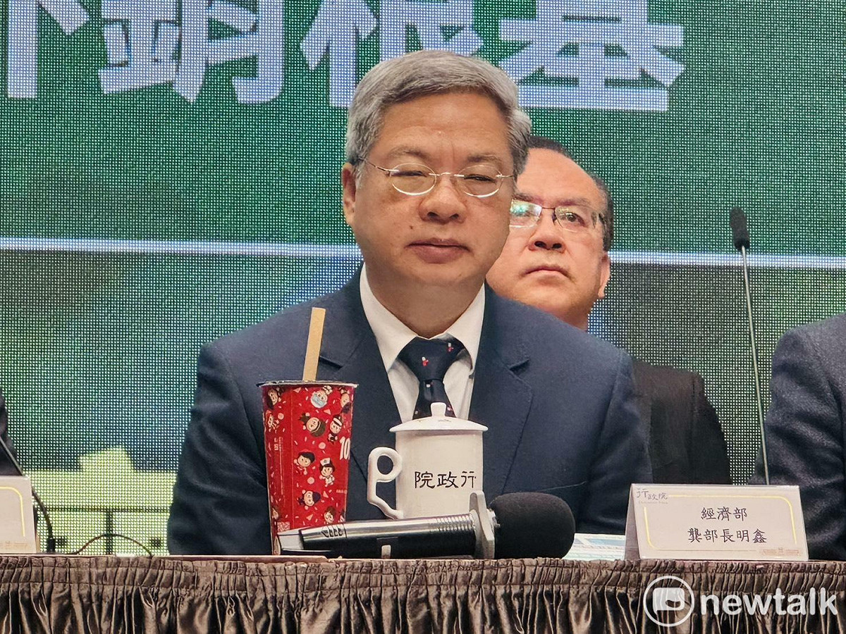 經濟部長龔明鑫。 圖：謝莉慧/攝