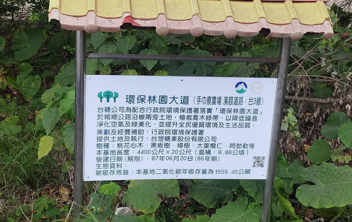 當初由環保署策劃及經費助的環保林園大道，居民控硬遭台糖以安全為由強行大規模砍伐。 圖：孫家銘翻攝