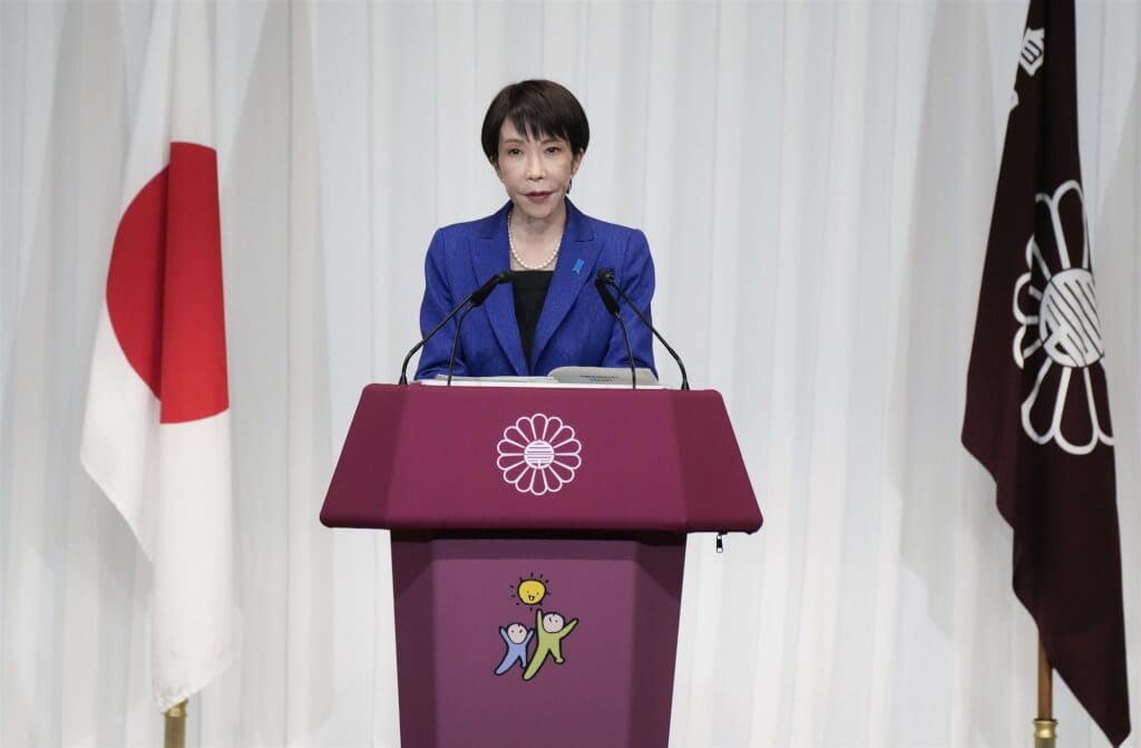 日本首相高市早苗。（共同社）