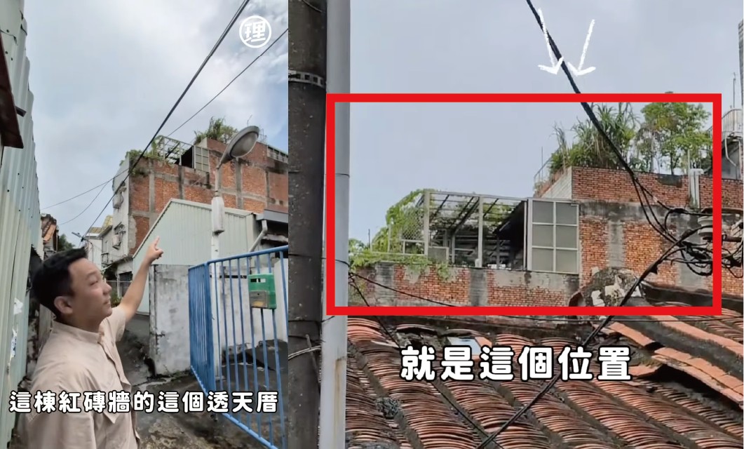張以理至豬哥亮真正的舊家朝聖，希望保留屬於左營的文化記憶。 圖：張以理競選辦公室/提供