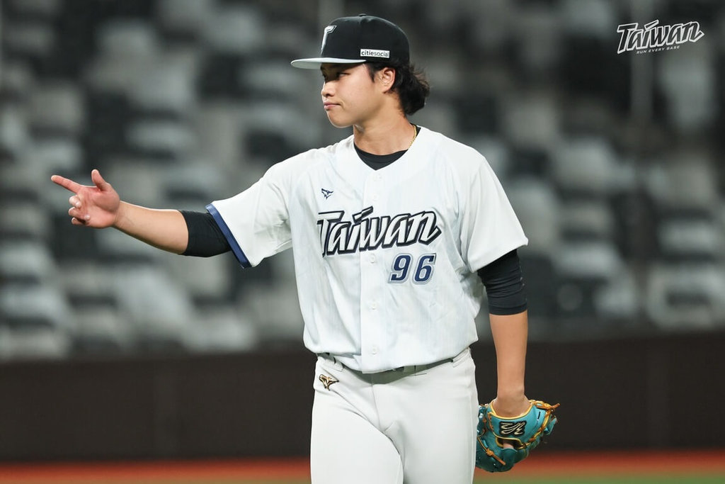 備戰世界棒球經典賽（WBC），台灣隊21日在台北大巨蛋閉門出戰韓國職棒培證英雄隊，投手孫易磊（圖）投出155公里球速。（中職聯盟提供）中央社記者蘇志畬傳真　115年2月21日