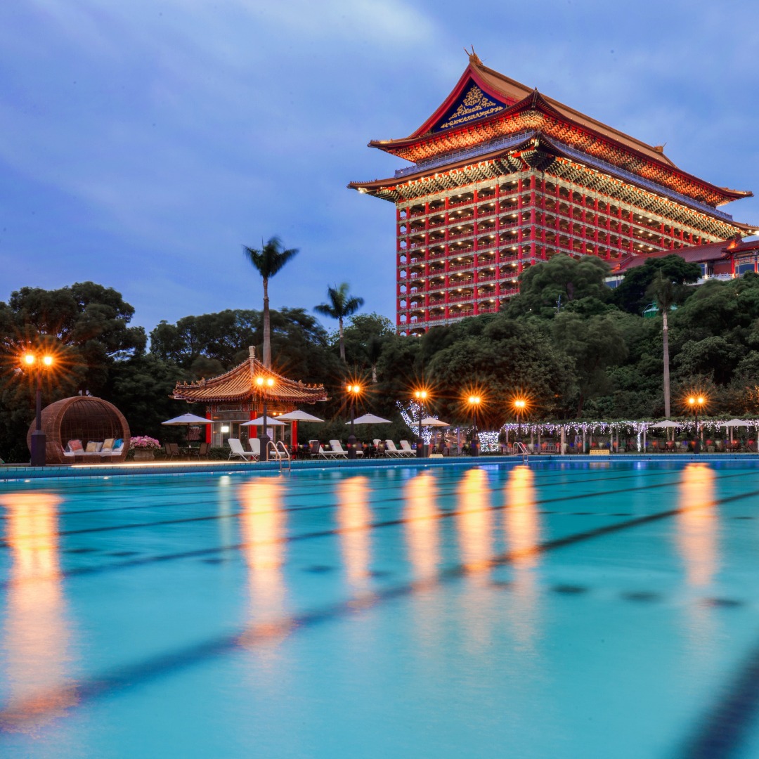 圓山大飯店表示，CBS團隊未經申請、嚴重干擾其他住客，才依規定勸阻。 圖：取自圓山大飯店臉書