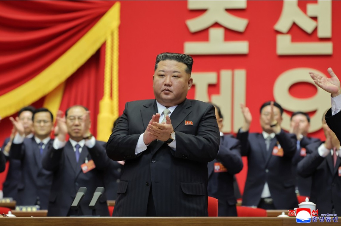 圖為朝鮮民主主義人民共和國國務委員會委員長（北韓最高領導人）金正恩。 圖：翻攝朝中社