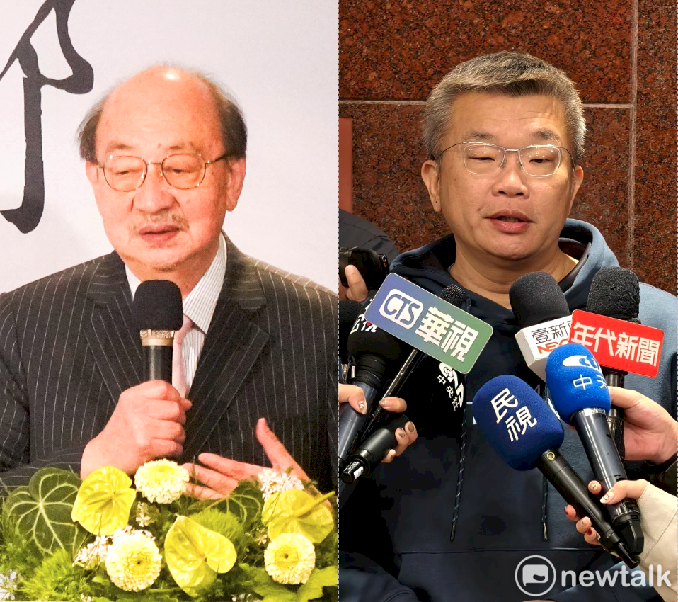 柯建銘（左）與蔡其昌（右）總召大戰最快24日上午10時30分登場。 圖：新頭殼資料照（資料照）