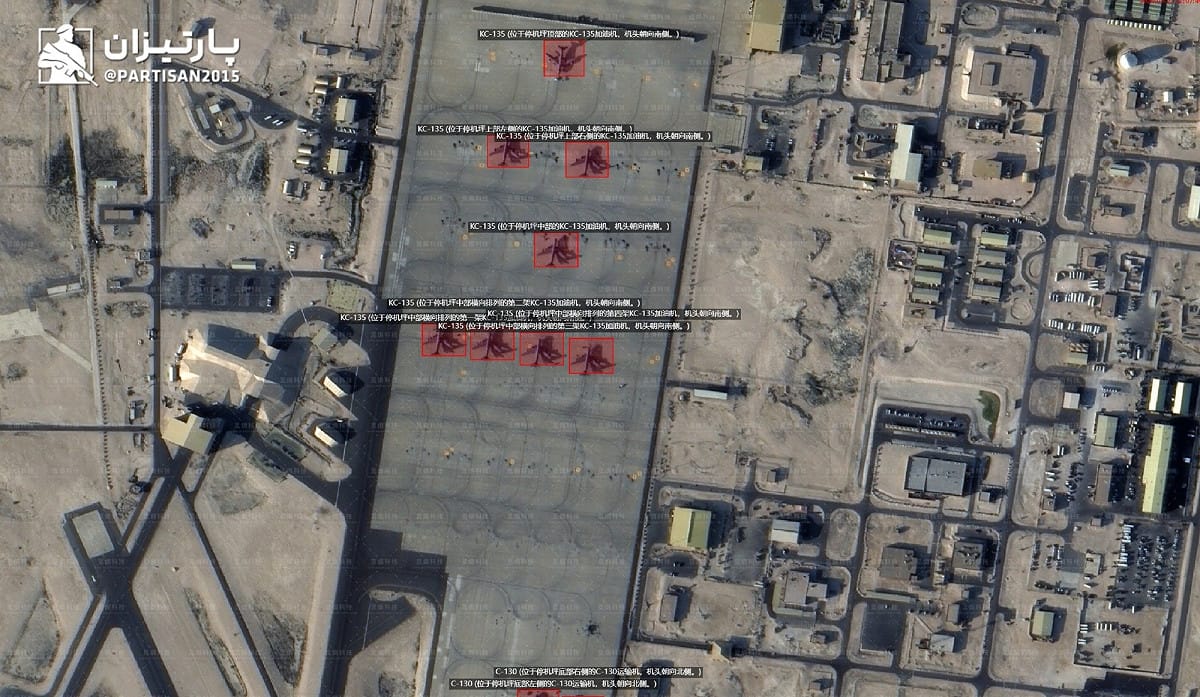 美軍正大規模將資產從卡達（Qatar）撤出，連駐紮在巴林的第五艦隊海軍基地也出現撤離潮。 圖：翻攝自 X