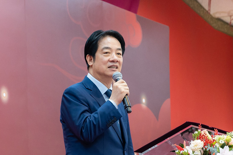 賴清德表示，民進黨政府都是希望兩岸能夠維持現狀。 圖：總統府提供