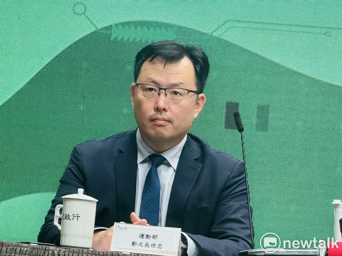 運動部次長鄭世忠。 圖：謝莉慧/攝