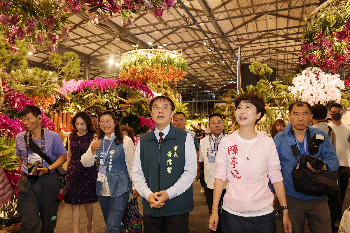 「2026臺灣國際蘭展暨花卉科技展」展出期間自2月27日至3月16日，共計18天，展覽內容精彩豐富，如攜帶寵物之民眾，現場亦有設置寵物寄放服務，期盼大家可以享受這趟蘭花之旅。 圖：台南市政府提供