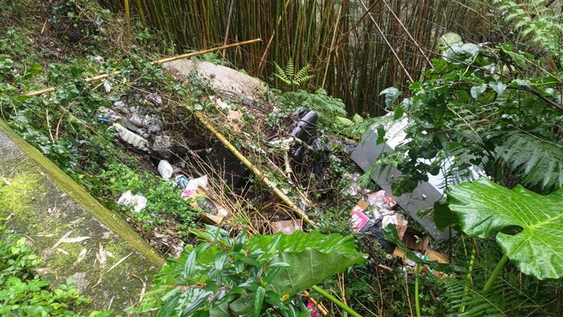 桃園市女子產下女嬰涉遺棄死亡，警方昨日尋獲遺體。 圖：翻攝畫面