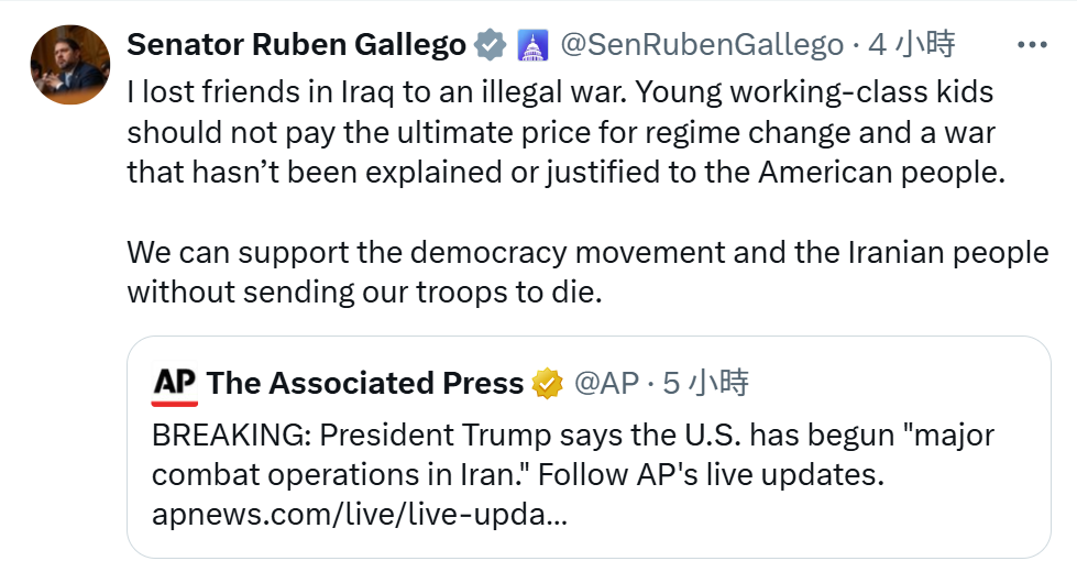 長期主張對伊朗強硬的參議員Lindsey Graham稱此舉「有其必要，而且早就該進行」。 圖:翻攝自X社群平台
