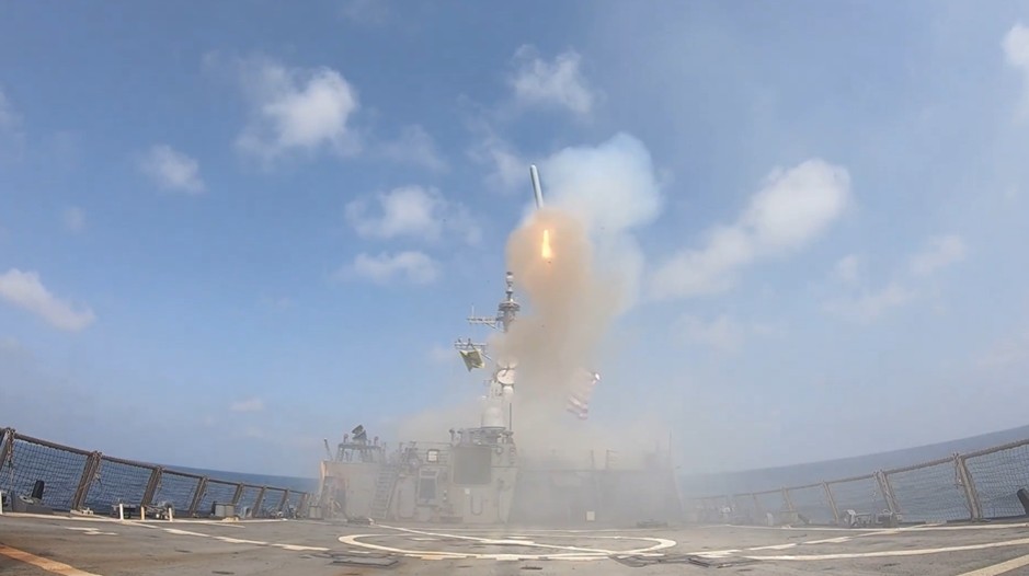 美軍中央司令部公布軍事行動的影片。 圖：翻攝美軍中央司令部X