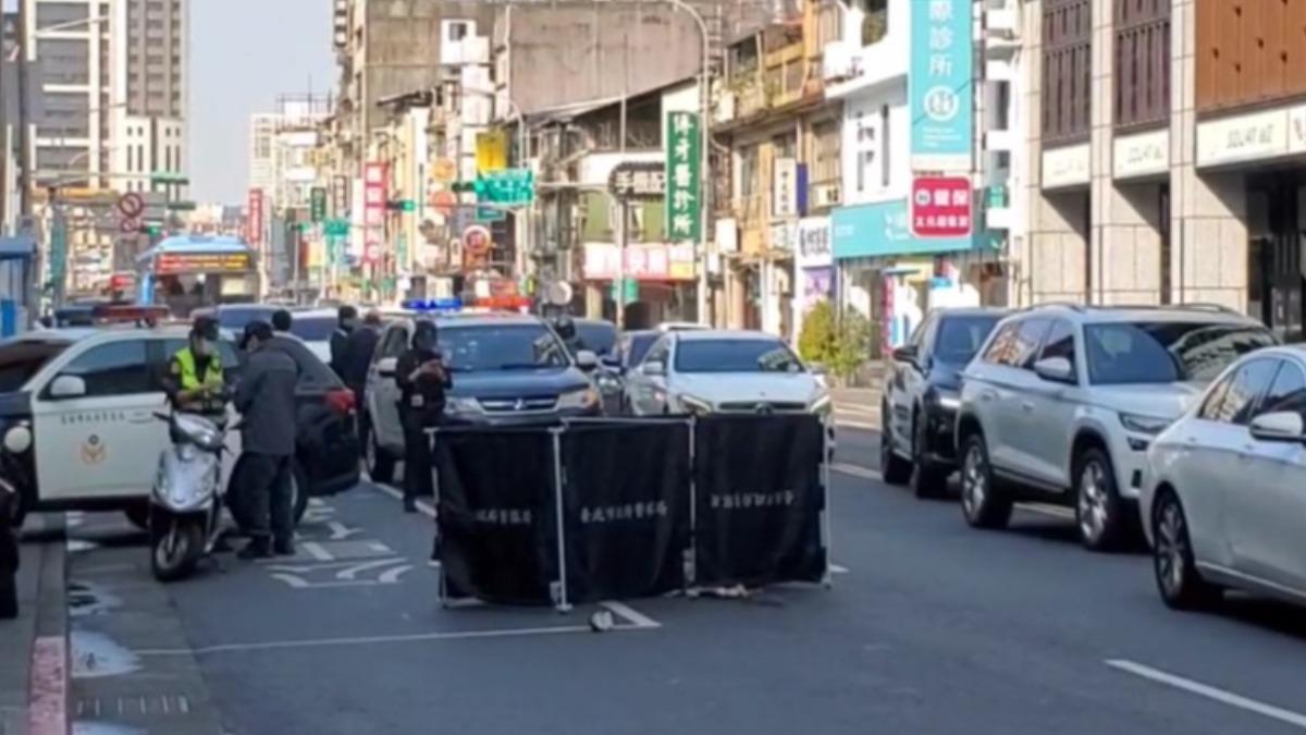 北市中山區今日發生死亡車禍，林姓婦人遭公車輾死。 圖：翻攝畫面