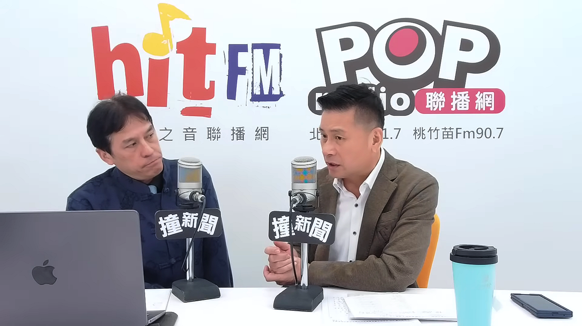 身兼國民黨北市黨部主委的台北市議長戴錫欽2日接受資深媒體人黃暐瀚專訪。 圖：翻攝自hitfmYT頻道